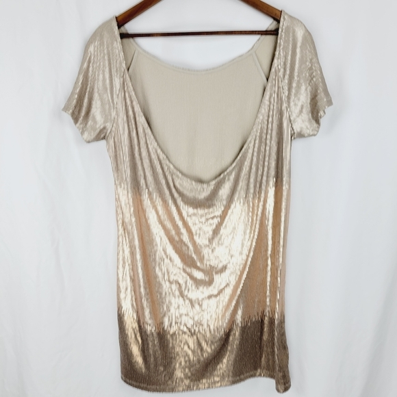 Free people open back sequin dress size small - Picture 3 of 7